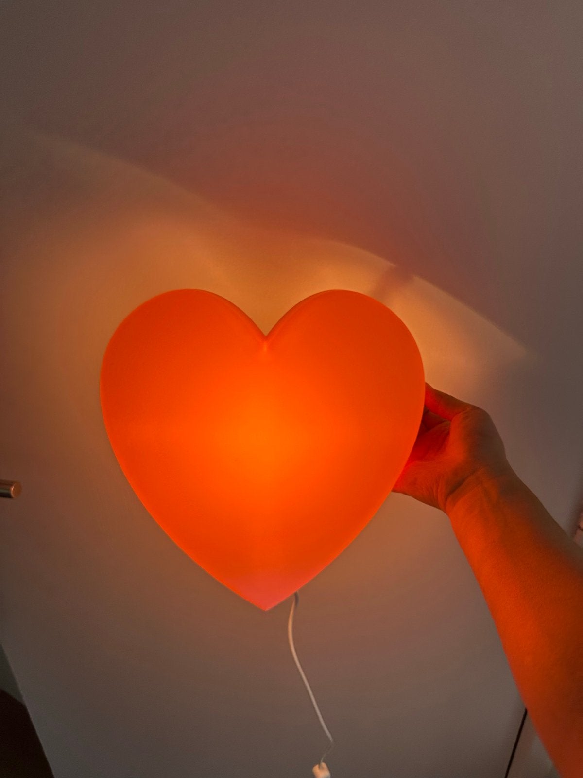 IKEA LED hartvormige lamp - sfeervolle verlichting, Ophalen of Verzenden, Zo goed als nieuw