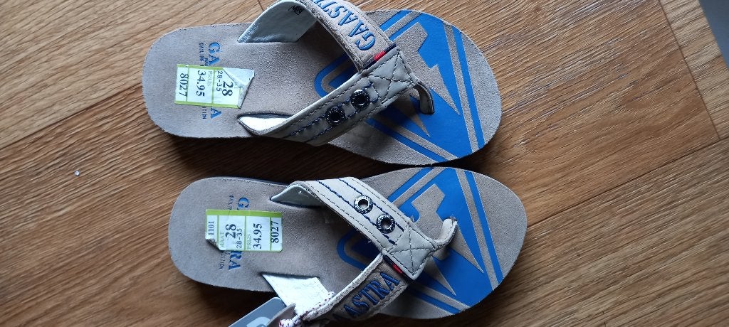 Gaastra jongens leren teenslippers maat 28., Overige typen, Nieuw, Ophalen of Verzenden, Gaastra