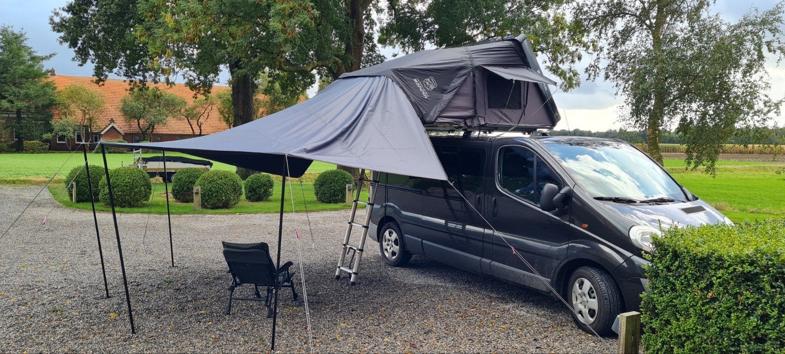 4 pers. daktent ikamper Skycamp 3.0 met glanzende hardcover, Caravans en Kamperen, Tenten, Ophalen, Zo goed als nieuw, Tot en met 4