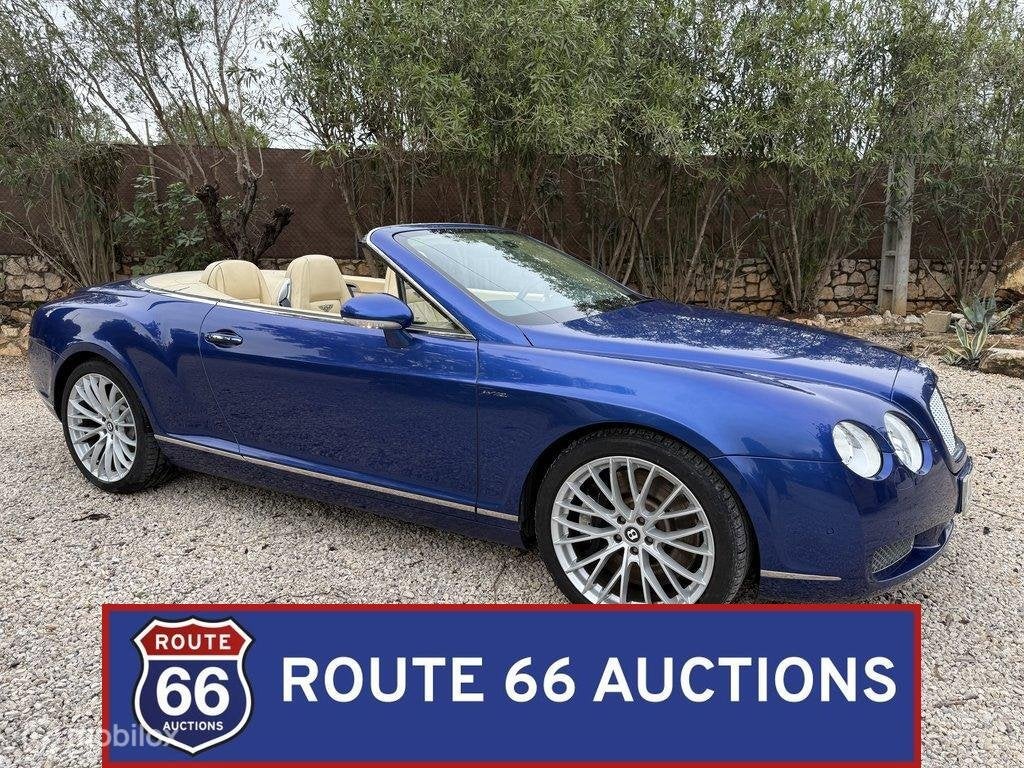 Bentley Continental GTC | 2008 | Route 66 Auctions, Auto's, Gebruikt, Overige carrosserieën, Zwart, Bedrijf