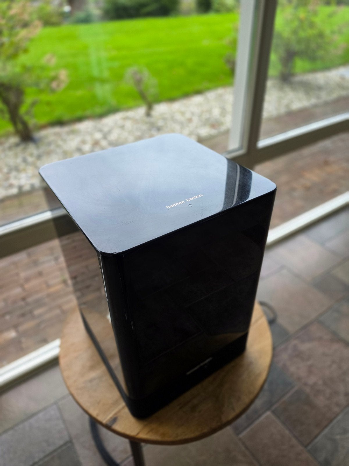 Harman Kardon SUB-TS2BQ – Actieve 10 inch Subwoofer, Ophalen of Verzenden, Gebruikt, Kunststof, 50 – 75