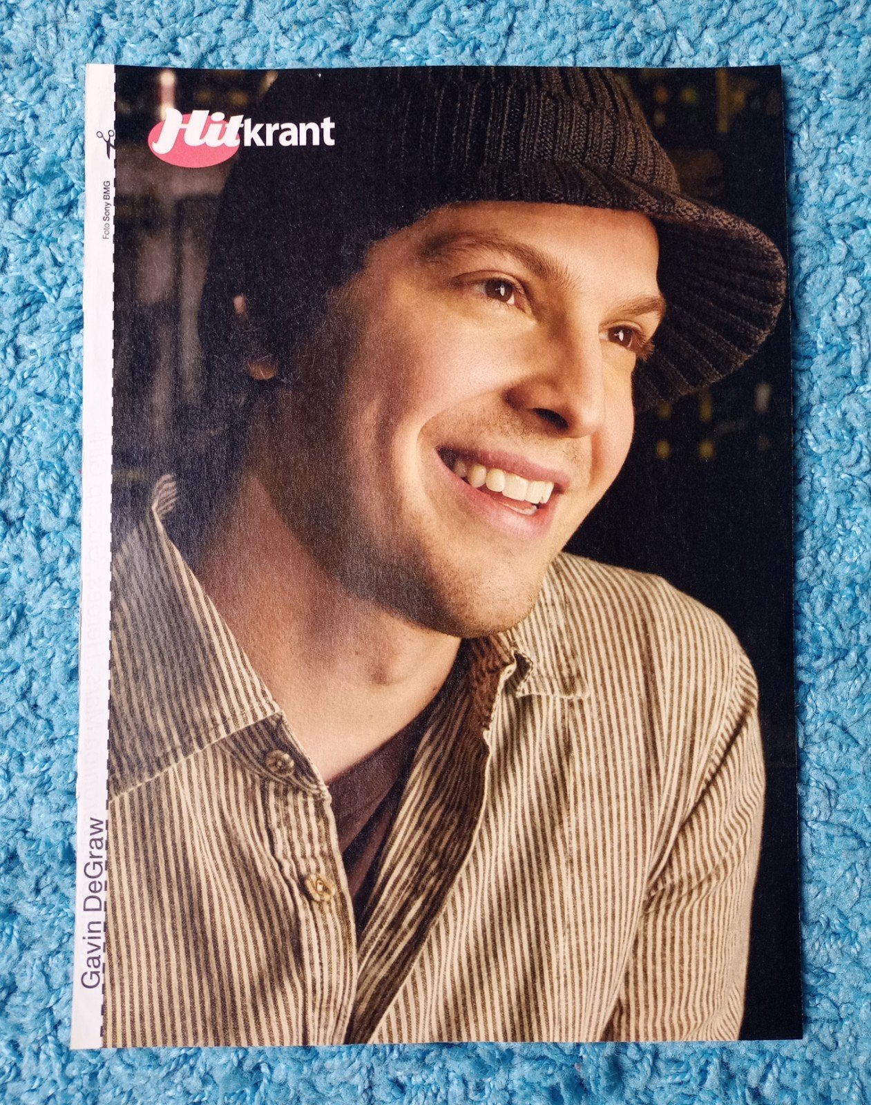 Gavin DeGraw poster hitkrant, Rechthoekig Staand, A4 of kleiner, Nieuw, Ophalen of Verzenden