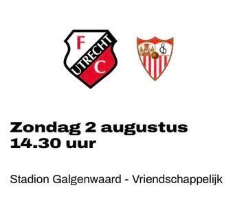 fc utrecht - sevilla 2 kaartjes, Twee personen