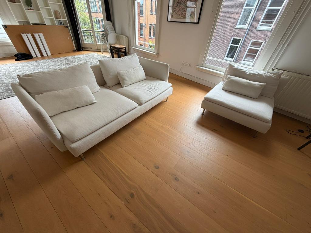 Sofa IKEA SÖDERHAMN (3-seat + 1-seat + extra hoes), Huis en Inrichting, Banken | Sofa's en Chaises Longues, Ophalen, 100 tot 125 cm