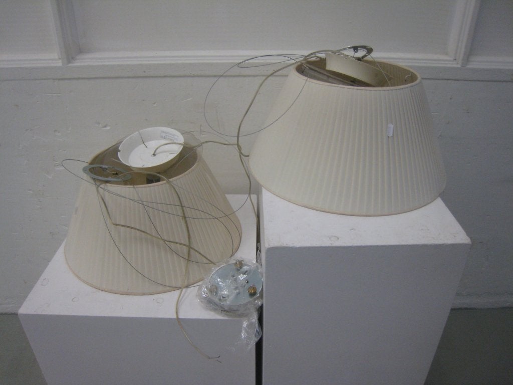 Twee Flos Romeo Soft lampen, 50 breed en 23 hoog,, Niet ingevuld, Gebruikt, Niet ingevuld, Niet ingevuld