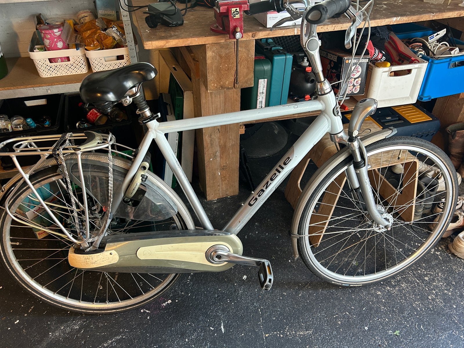 Gazelle herenfiets - Goed onderhouden en betrouwbaar, Fietsen en Brommers, Fietsen | Heren | Herenfietsen, Ophalen, Gebruikt, Versnellingen