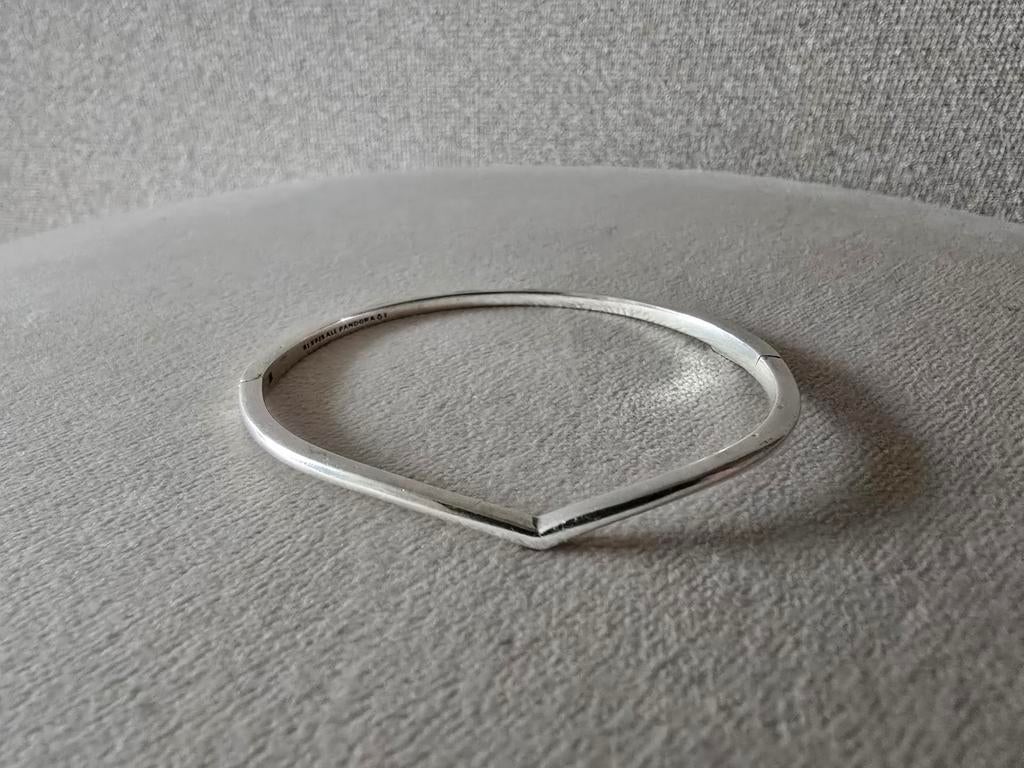 Pandora Wishbone Armband - 925 sterling Zilver, Ophalen of Verzenden, Zo goed als nieuw, Zilver, Zilver