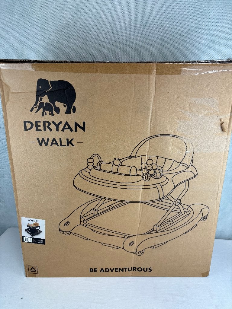 DERYAN Walk 03 4-in-1 Loopstoel – Zwart/Bruin, Team@deryna.com, Overige typen, Ophalen of Verzenden, Marithaime 8 6662 WD Elst Nederland