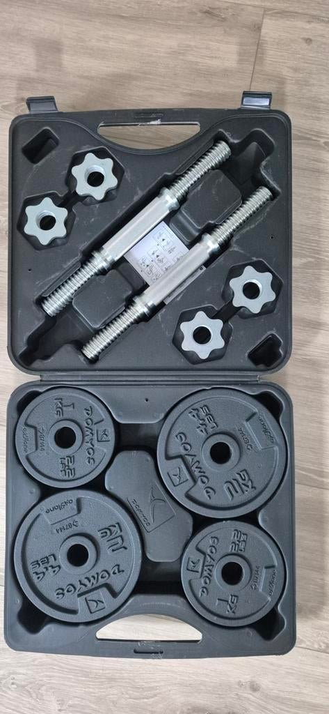 Dumbbellset 20 kg met koffer - BESCHIKBAAR 20-5, Ophalen