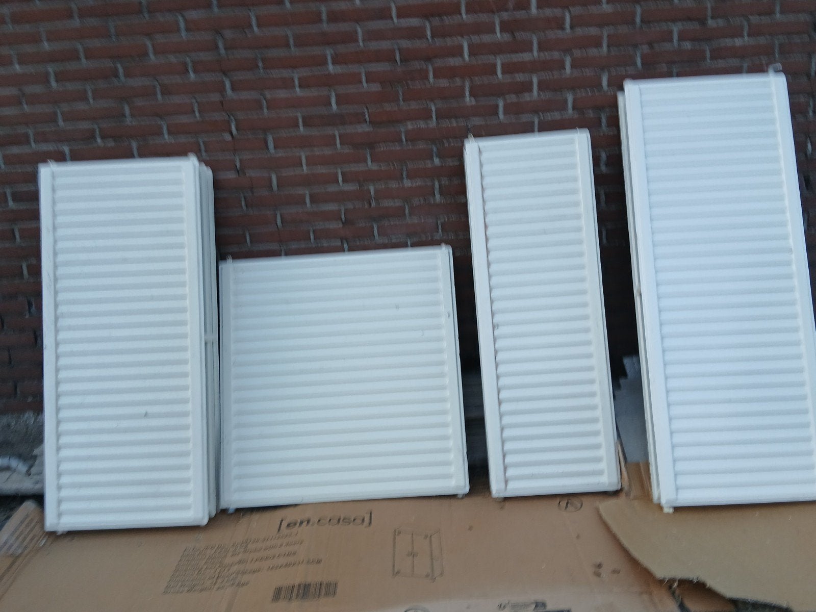 Verwarming radiatoren wit in diverse maten., Doe-het-zelf en Verbouw, Verwarming en Radiatoren, Ophalen, Gebruikt, Radiator, 150 cm of meer