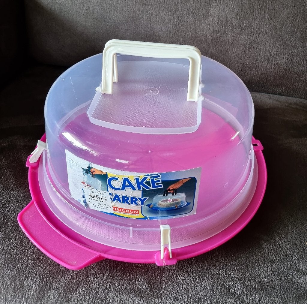 Taartdoos Heidrun met handvat, Ophalen of Verzenden, Zo goed als nieuw, Taarten of Cupcakes, Serveervorm