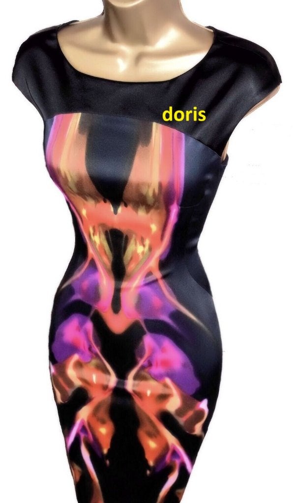 Karen Millen jurk maat 10/38 oksel tot oksel 41 rek 44 cm t, Maat 38/40 (M), Ophalen of Verzenden, Zo goed als nieuw, Boven de knie