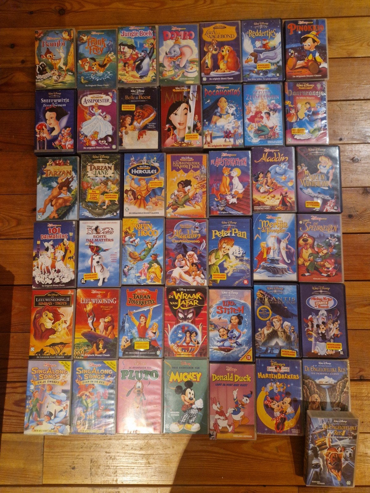 Disney Videobanden NL 43 stuks, Ophalen, Alle leeftijden, Kinderfilm, Nederlands