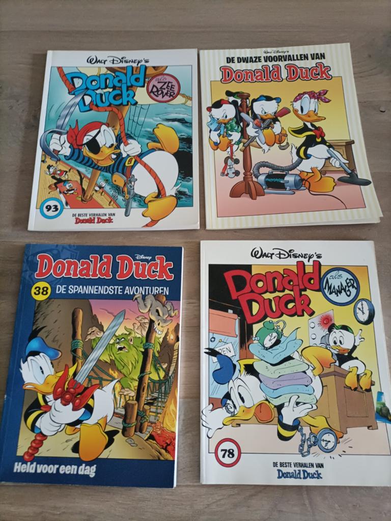 Donald Duck Stripboeken Set - 4 Avonturen, Ophalen