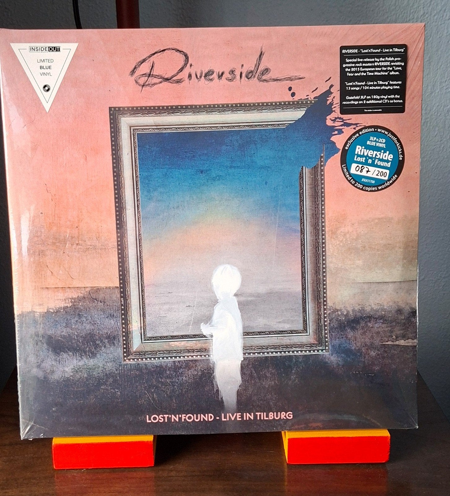 Riverside Lost and found in Tilburg Blue vinyl Genummerd rar, Progressive Rock, Colored vinyl, Ophalen of Verzenden, 12 inch