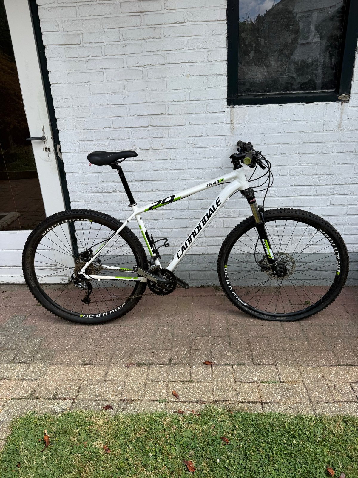 Cannondale Trail 4 Dames Mountainbike - Wit/Groen, Fietsen en Brommers, Fietsen | Mountainbikes en ATB, Gebruikt, Hardtail, 45 tot 49 cm