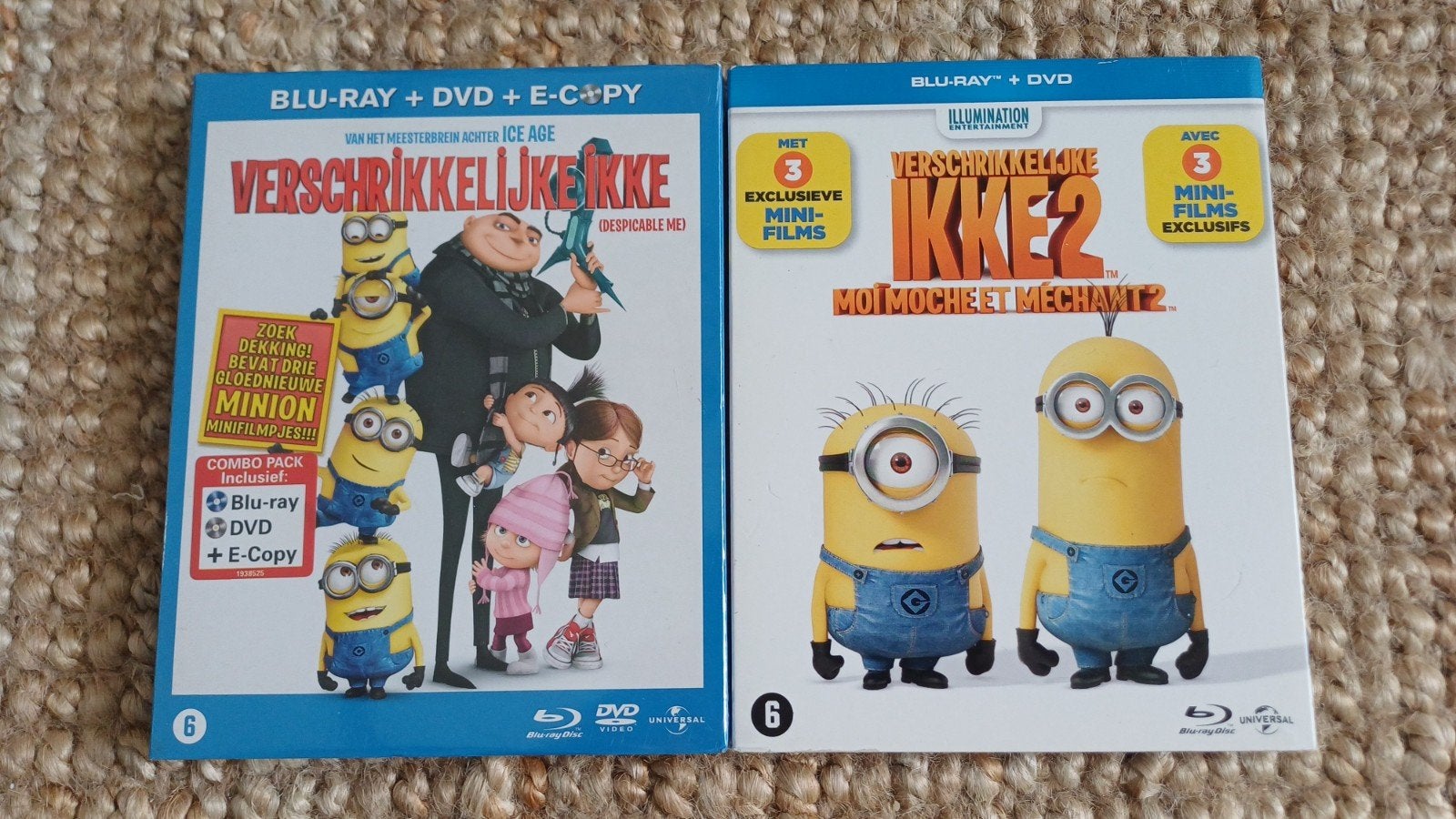 Verschrikkelijke Ikke / Minions 1 & 2, Ophalen of Verzenden, Zo goed als nieuw, Actie