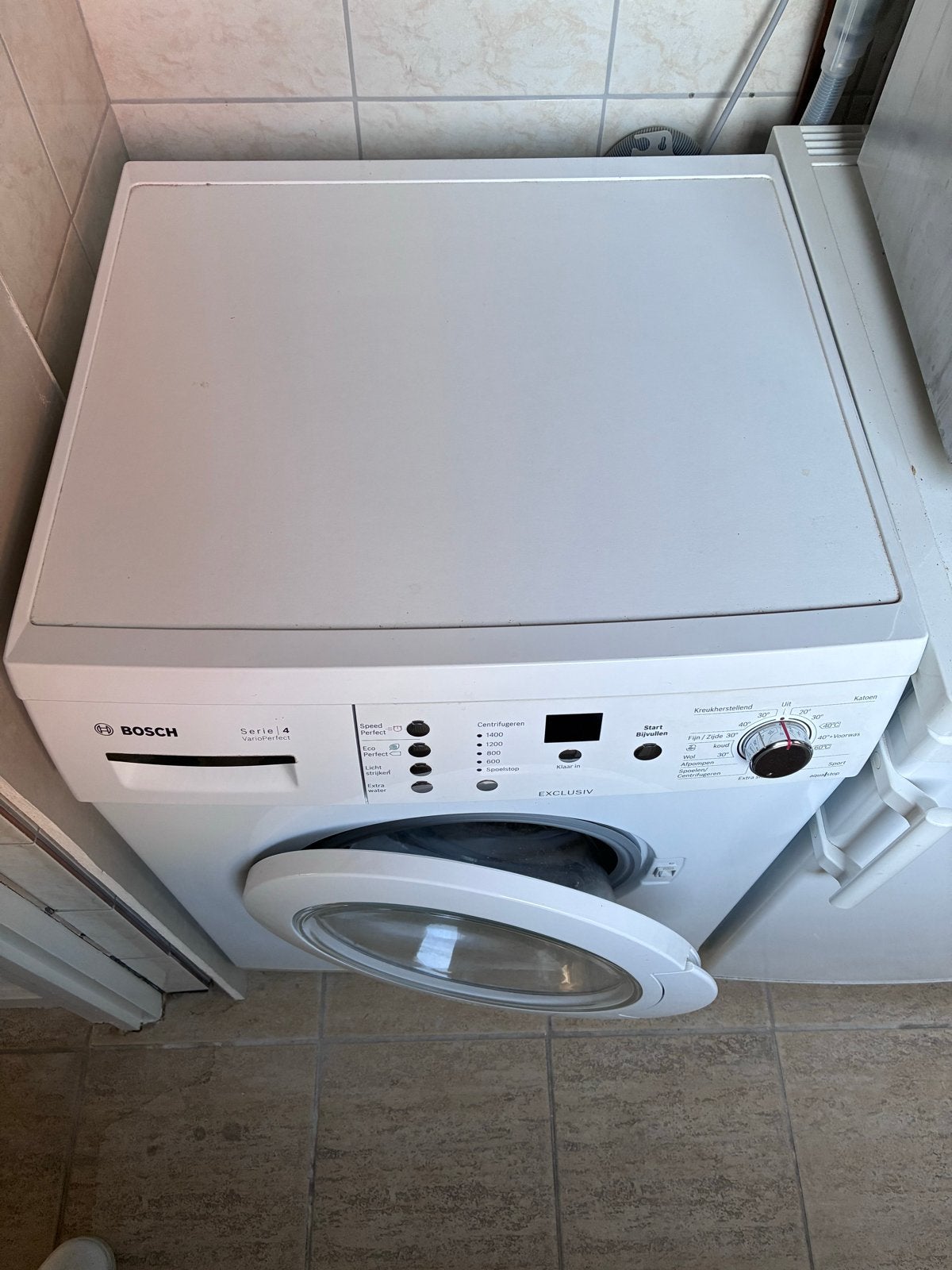 Bosch Serie 4 Wasmachine, Ophalen, Gebruikt, Voorlader, 85 tot 90 cm