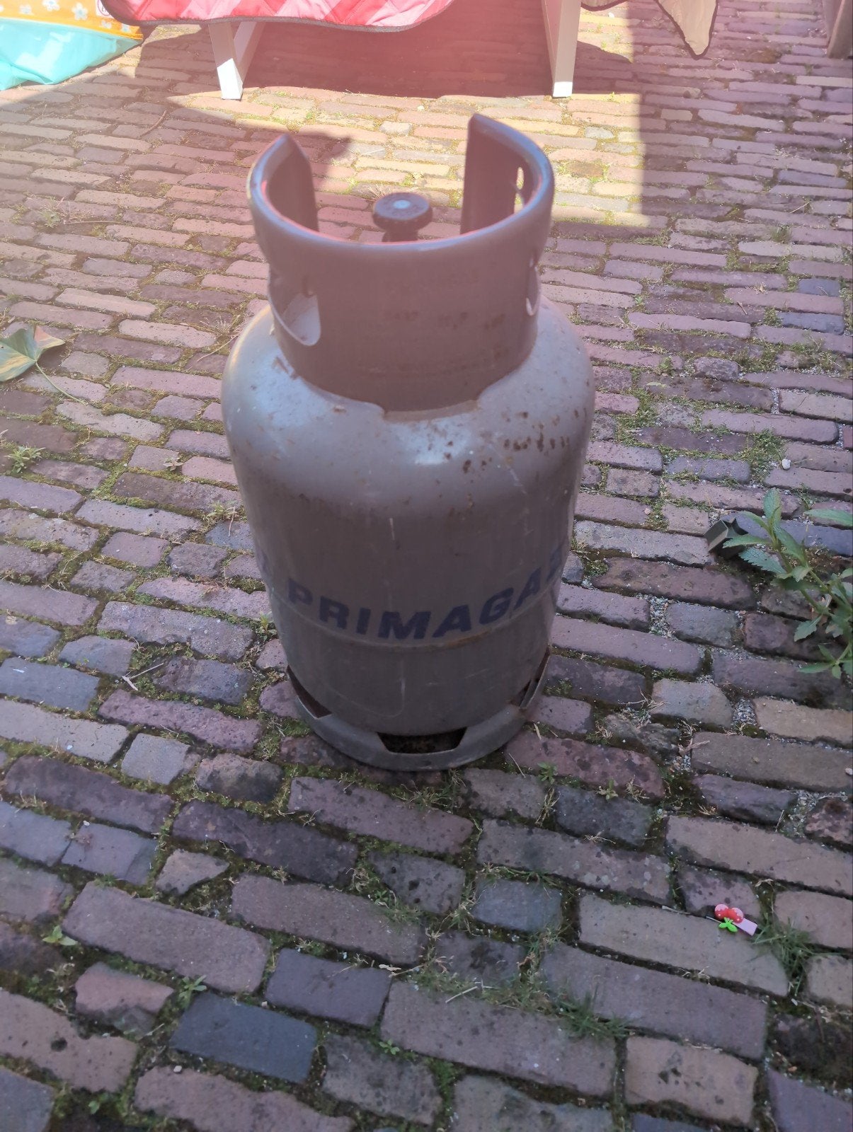 Primagaz gasfles 10,5 kg (leeg), Ophalen, Gebruikt