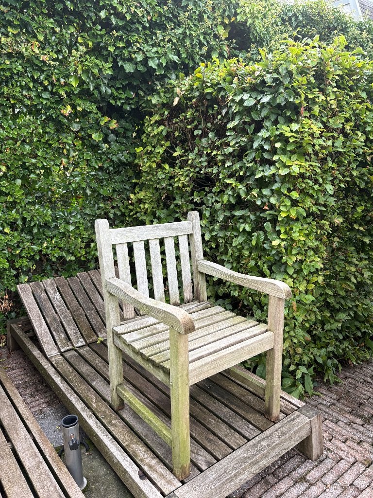 Teak Stoelen - 4 stuks, Ophalen, Gebruikt, Teakhout
