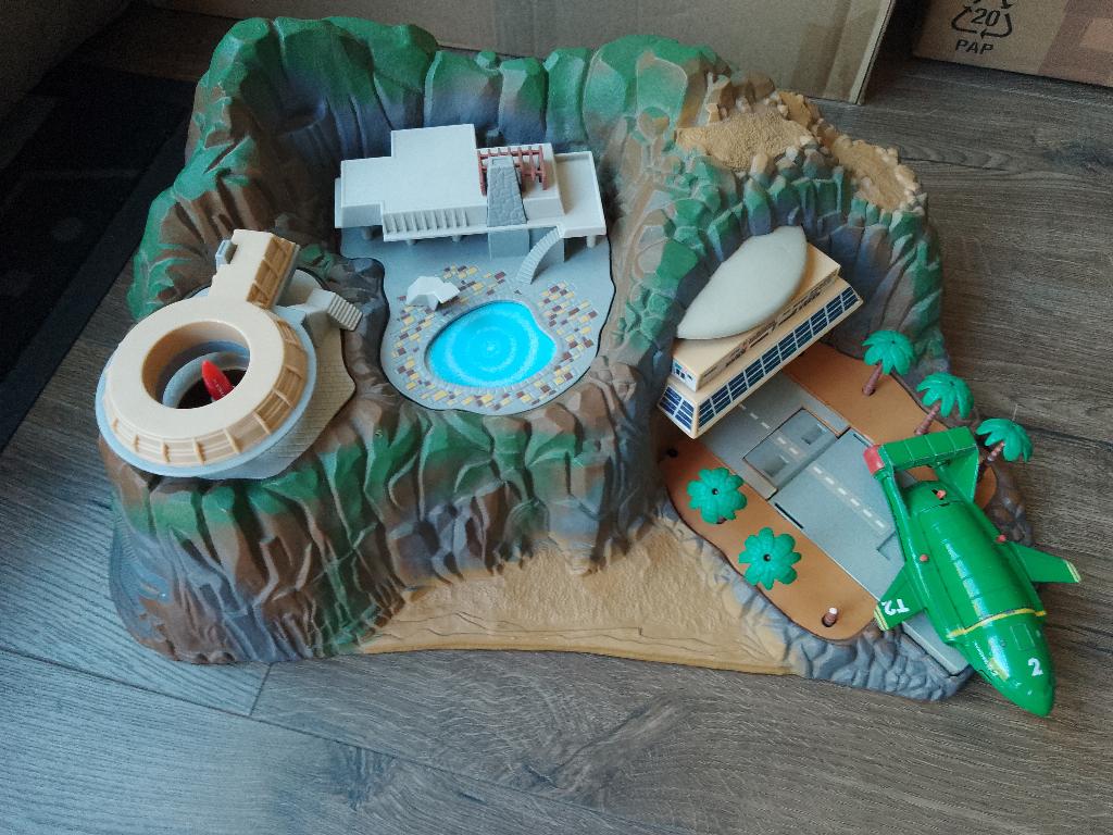 Thunderbirds Matchbox Tracy Island, Ophalen of Verzenden, Gebruikt