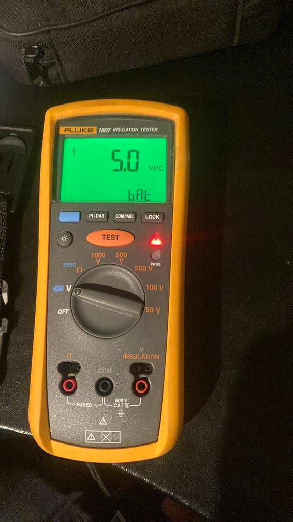 Fluke 1507 isolatie tester.  Met extra toebehoren, Ophalen of Verzenden, Zo goed als nieuw, Multimeter