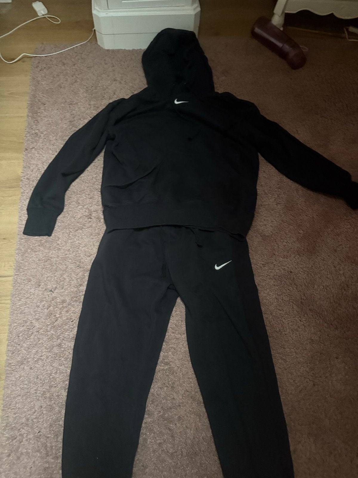 Nike Dames Trainingspak Zwart - Maat S, Kleding | Dames, Ophalen of Verzenden, Gedragen, Maat 36 (S), Zwart
