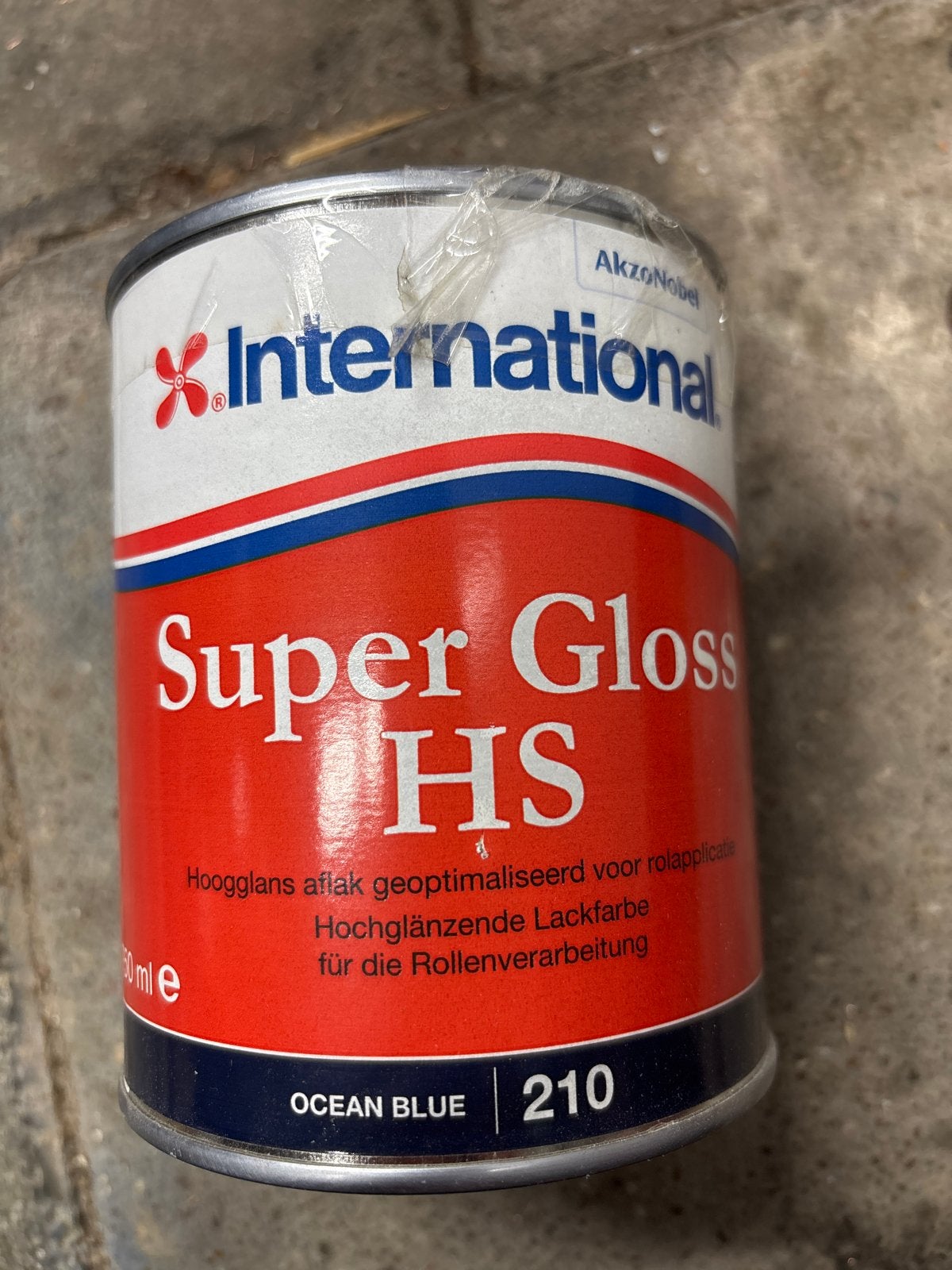 International Super Gloss HS - Ocean Blue 210, Blauw, Nieuw, Ophalen of Verzenden, Lak