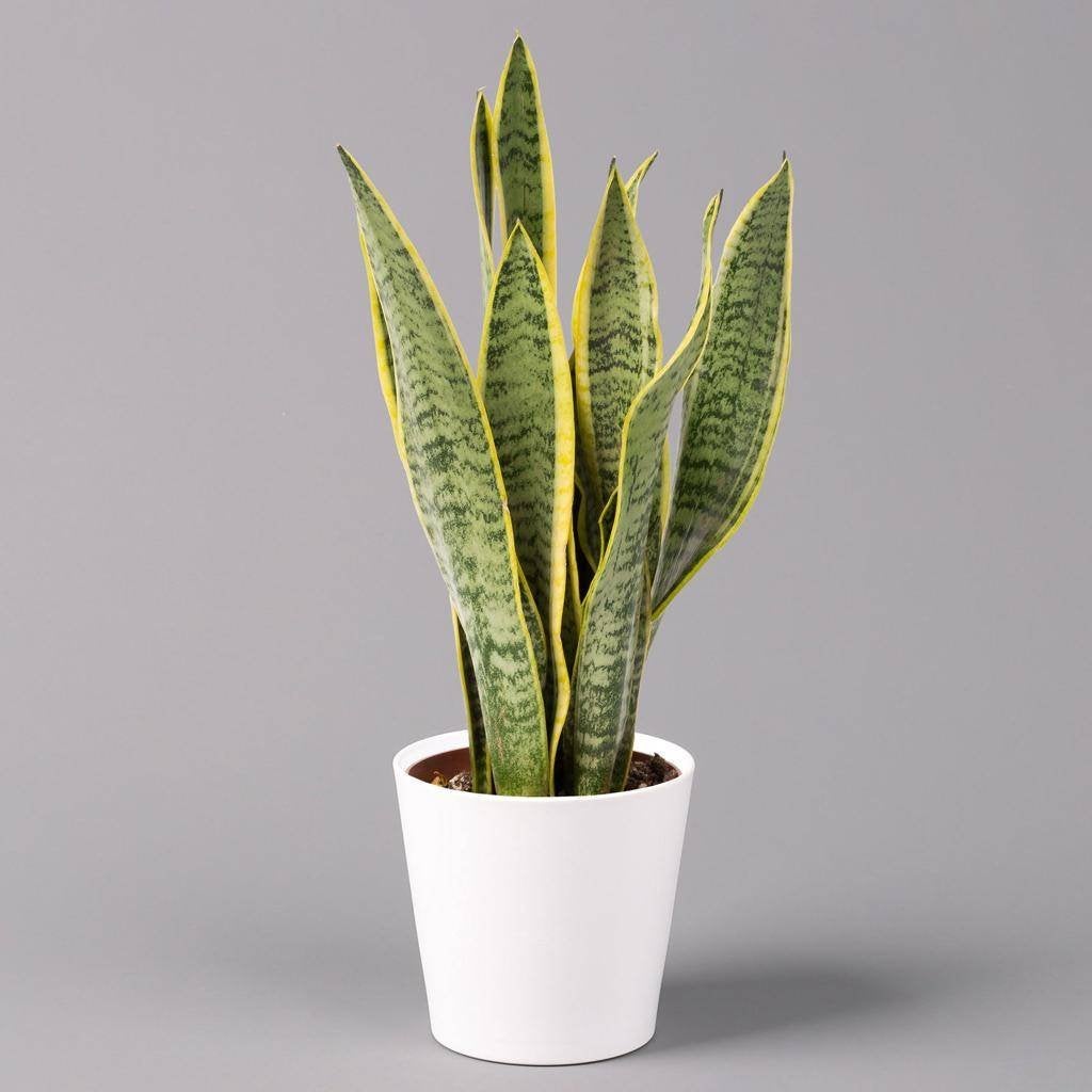 Sansevieria, Vetplant, In pot, Minder dan 100 cm, Groene kamerplant