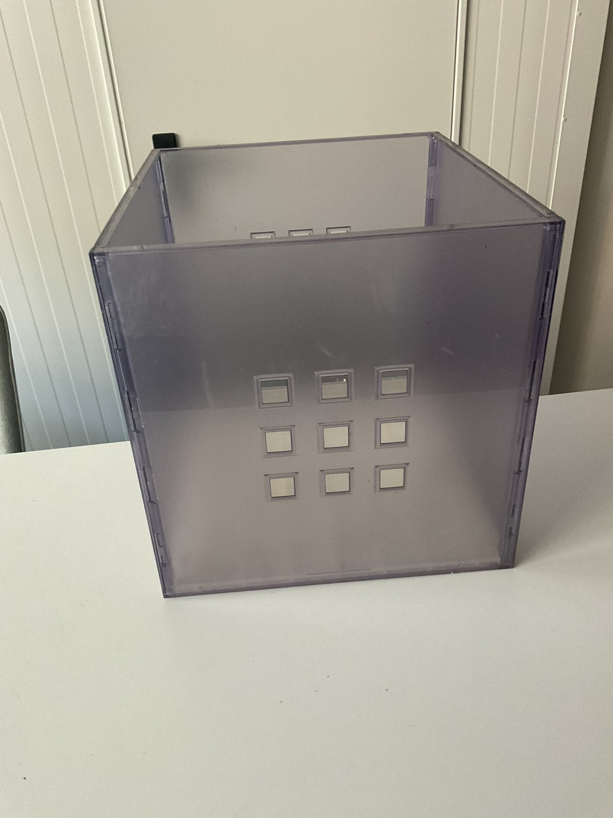 2 doorzichtige dezelfde bakken voor Ikea Kallax kast, Ophalen, Minder dan 35 cm, Minder dan 50 cm, Zo goed als nieuw