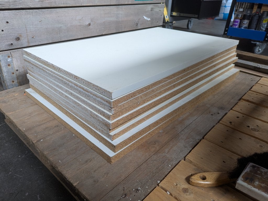 kastplanken / meubelplaatjes, Ophalen, Gebruikt, Minder dan 20 mm