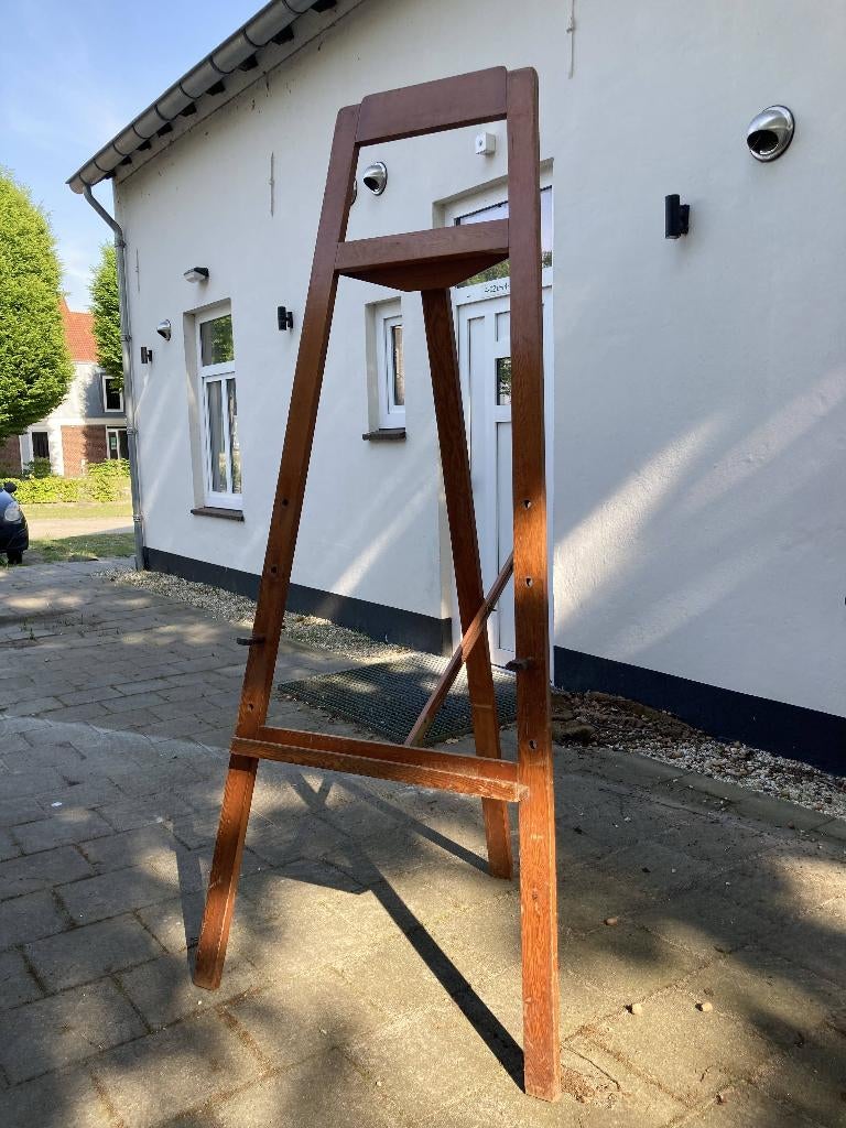Grote schildersezel / presentatie-ezel, Hobby en Vrije tijd, Schilderen, Ophalen, Gebruikt, Ezel