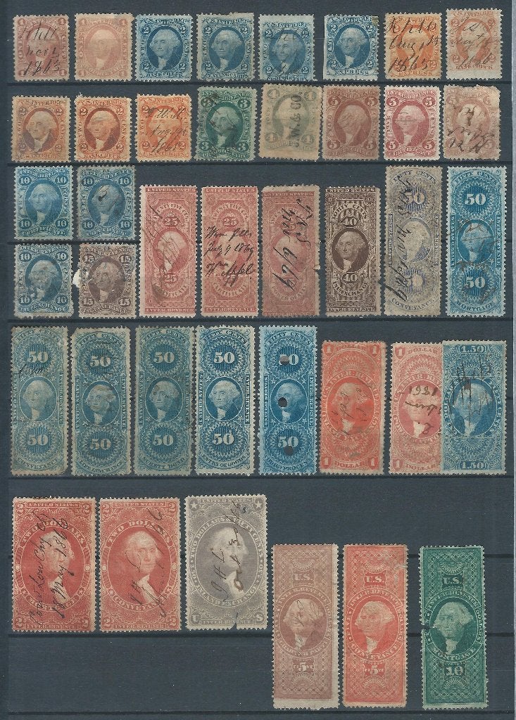 C872 – USA – kaveltje Fiscals -  revenue stamps, Ophalen of Verzenden, Gestempeld, Noord-Amerika