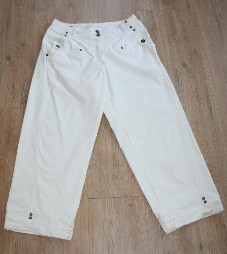 Witte broek, Kleding | Dames, Wit, Ophalen of Verzenden, Zo goed als nieuw, Maat 36 (S)