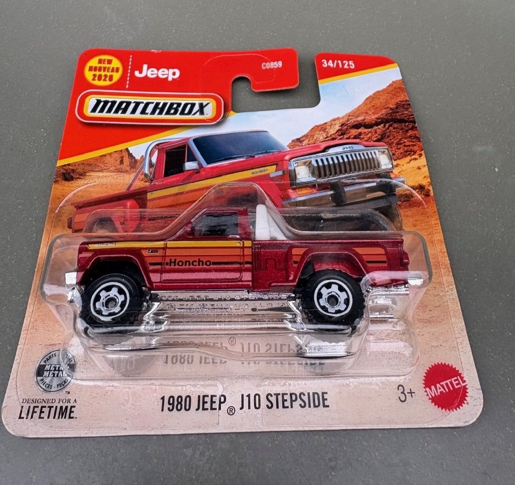 Matchbox Jeep 1980 J10 Stepside, Ophalen of Verzenden, Nieuw, Auto