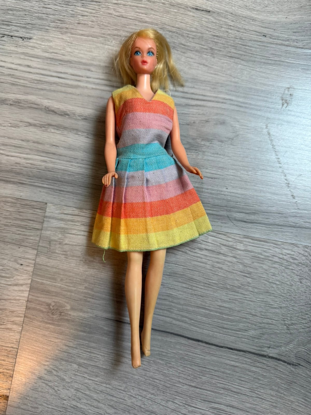 Vintage Barbie jurk fun and Games, Ophalen of Verzenden, Zo goed als nieuw, Barbie