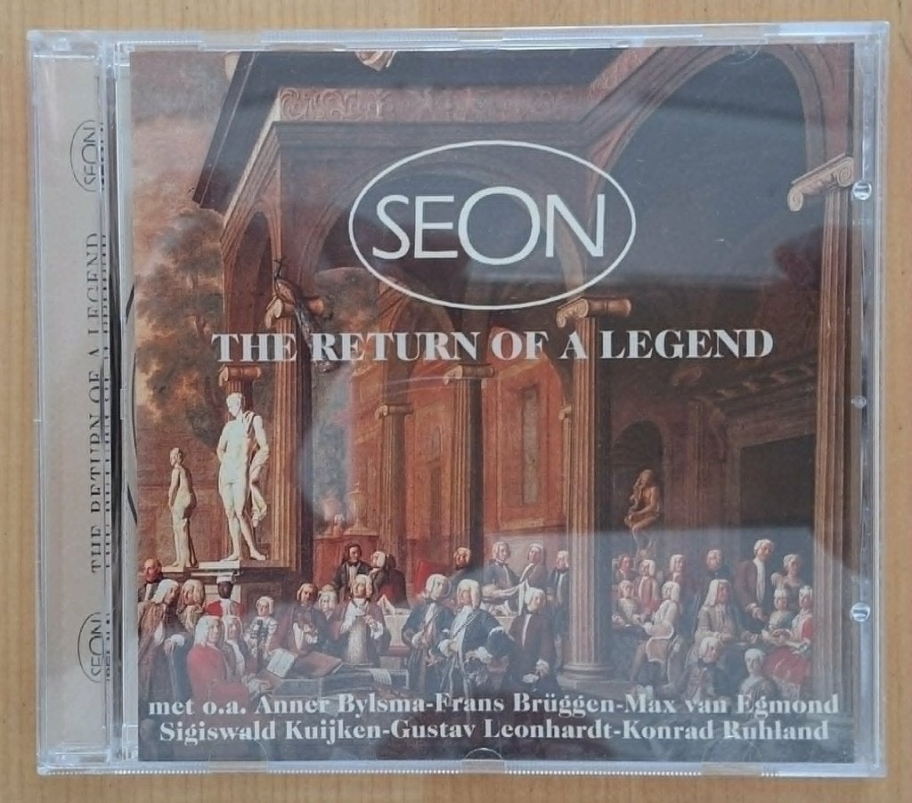 Te koop de originele CD The Return Of A Legend van Seon., Overige componisten, Ophalen of Verzenden, Verzamelalbum, Nieuw in verpakking