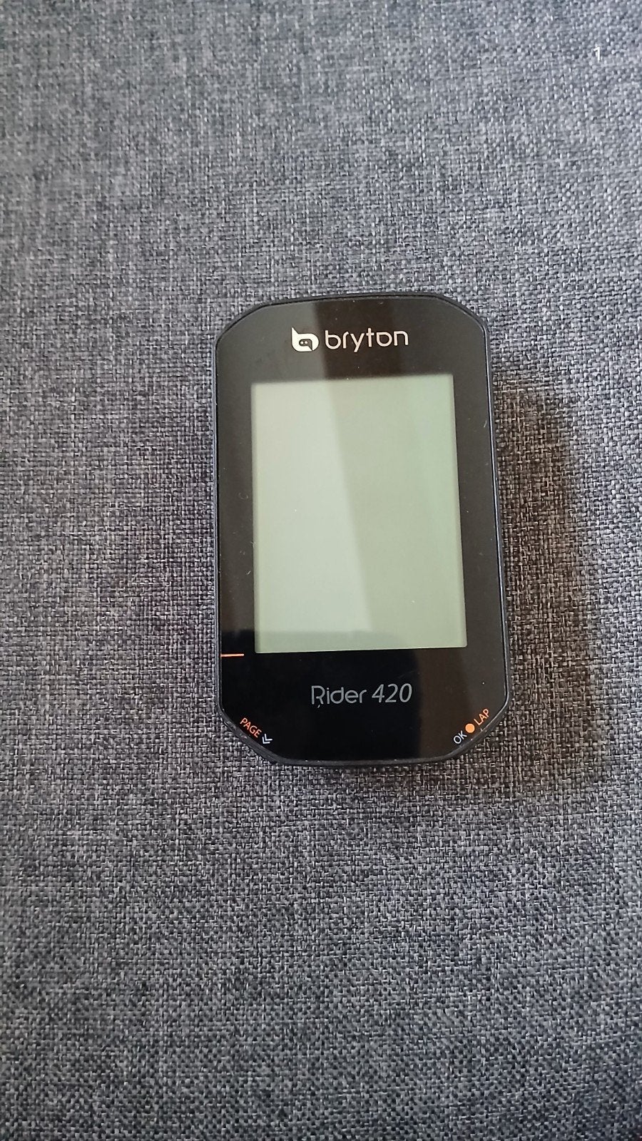 BRYTON RIDER 420 MET NAVIGATIE EN STUURHOUDER, Fietsen en Brommers, Ophalen of Verzenden, Draadloos, Gebruikt