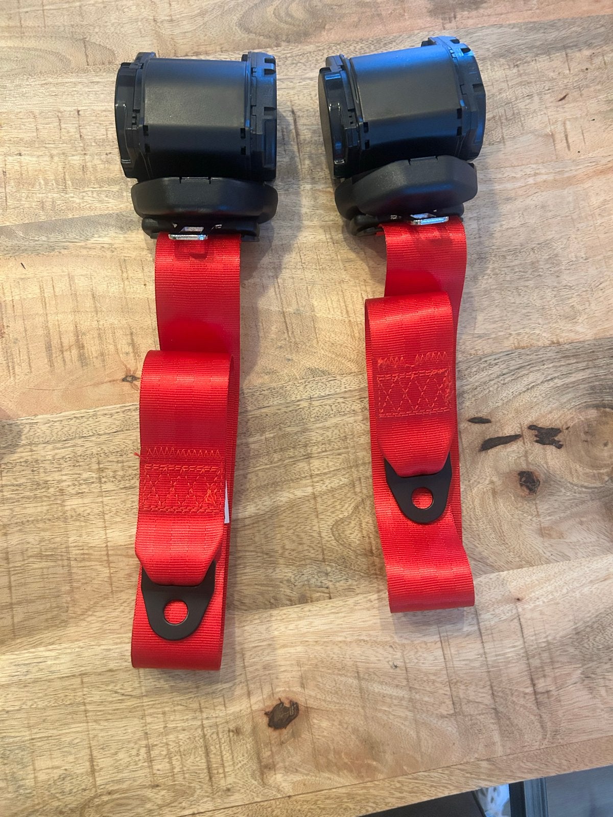 Rode Gordels voor Audi, Seat, Volkswagen - Set van 2, Auto-onderdelen, Ophalen, Gebruikt, Audi