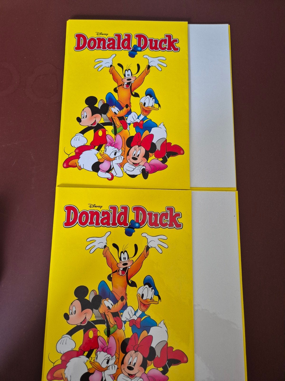 Donald Duck Verzamelbanden met paperclips (2 stuks), Verzenden, Zo goed als nieuw, Overige typen