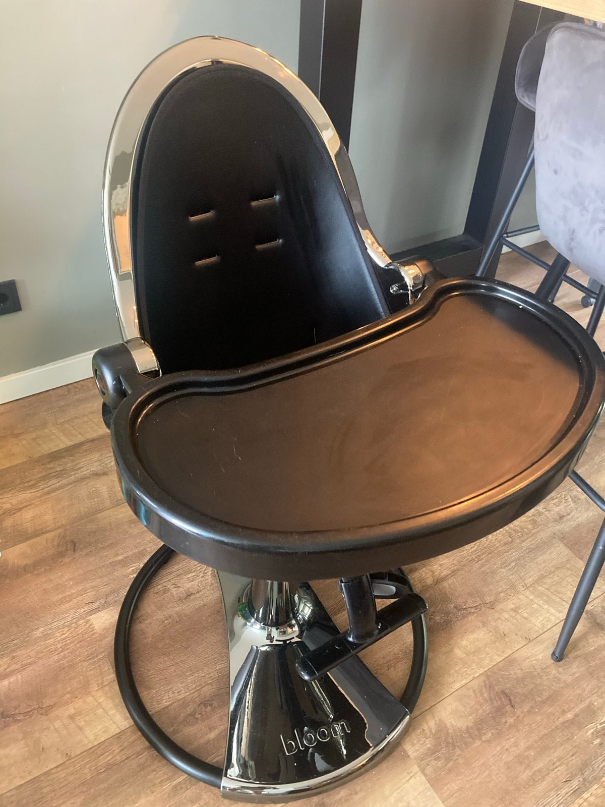Bloom Fresco Meegroei Kinderstoel Titanium, Kinderen en Baby's, Kinderstoelen, Ophalen, Gebruikt, Meegroeistoel, Aanschuifbaar