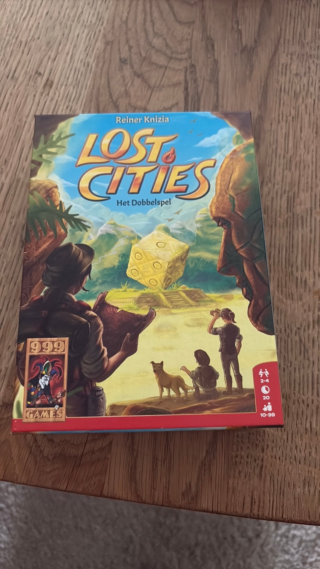 Lost Cities dobbelspel, Ophalen of Verzenden, Zo goed als nieuw