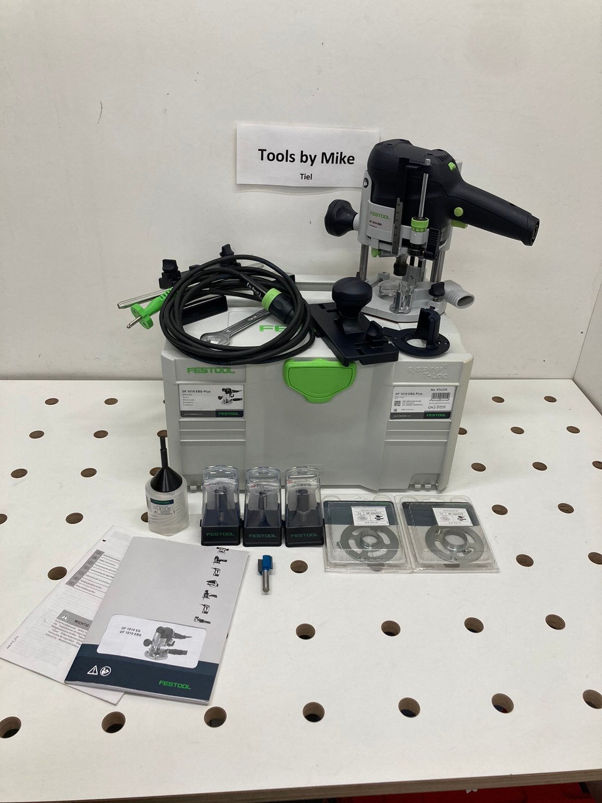 Festool of1010ebq bovenfrees set (nieuwstaat), Ophalen, Zo goed als nieuw, Elektrisch, Bovenfrees