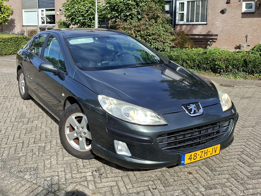 Peugeot 407 1.8 16V 2008 Grijs, Auto's, Electronic Stability Program (ESP), Zwart, 4 cilinders, 1749 cc