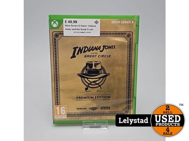 Xbox Series X Game: Indiana Jones and the Great Circle, Microsoft, Gebruikt, Support@microsoft.com, Microsoft Corporation
One Microsoft Way
Redmond, WA 98052-6399
USA