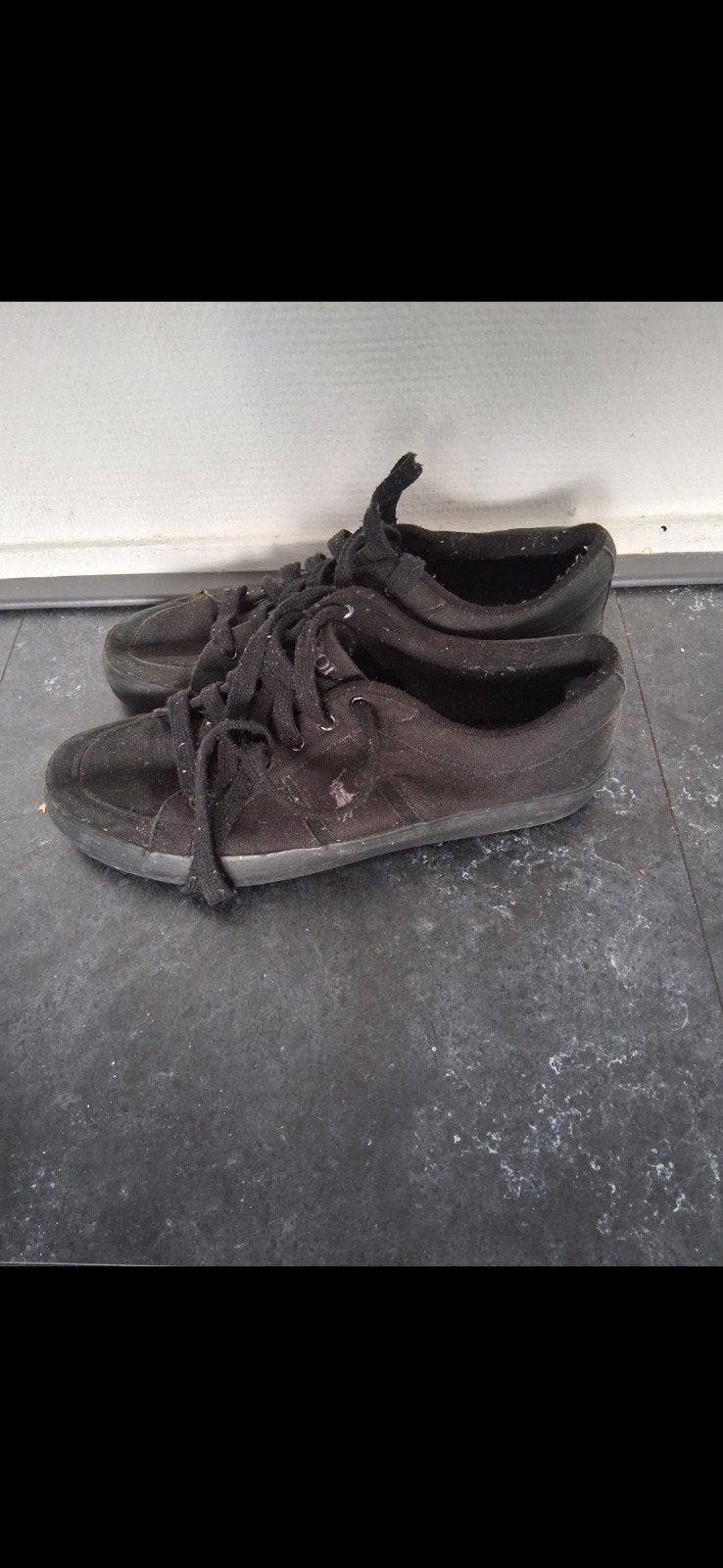 Polo ralph lauren zwarte sneakers, maat 44, Ophalen of Verzenden, Zwart