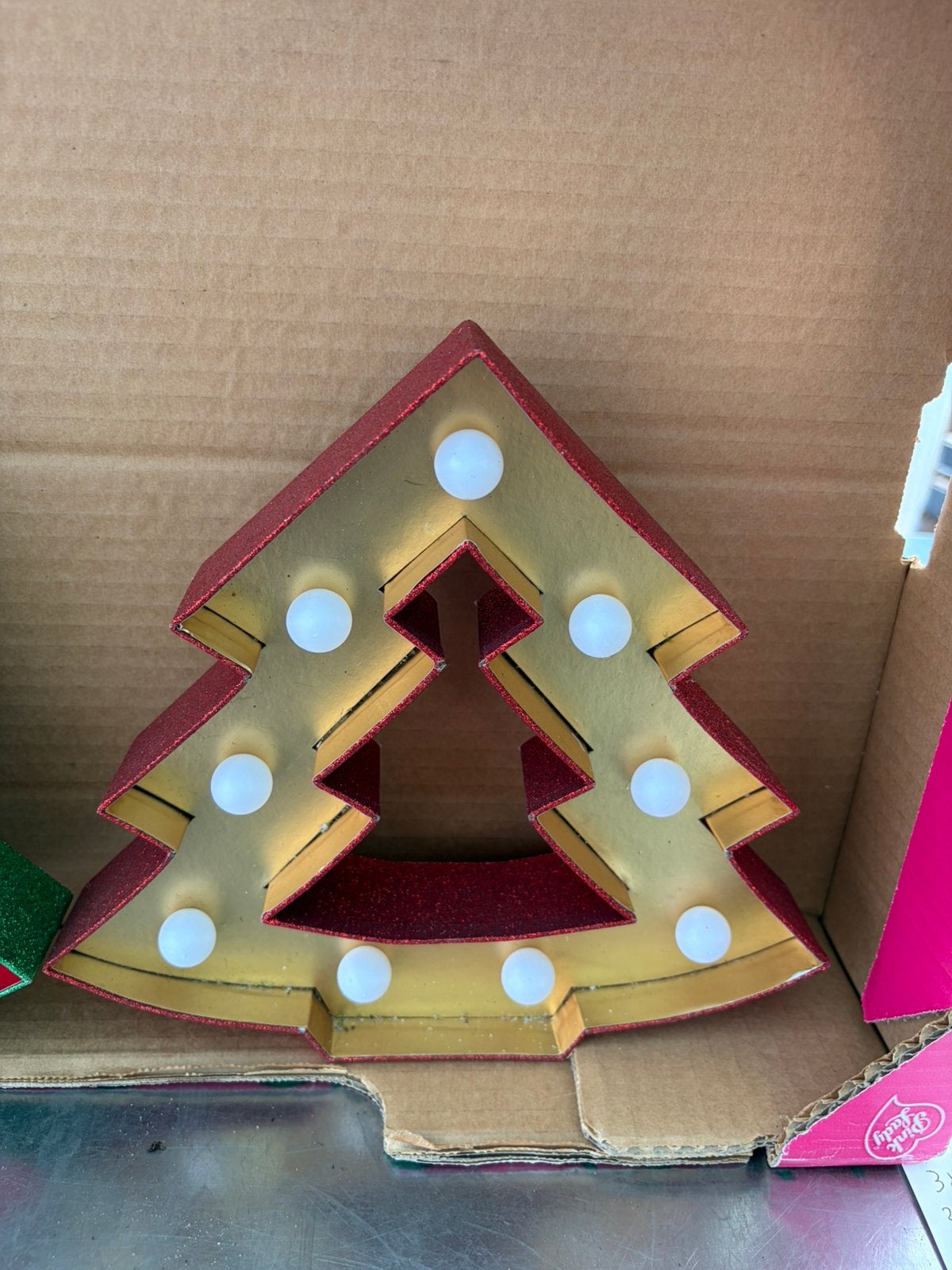 Decoratie boom met verlichting, Ophalen, Nieuw