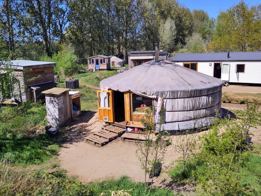 Yurt (7m doorsnee), Caravans en Kamperen, Tenten, tot en met 5, Gebruikt, Ophalen