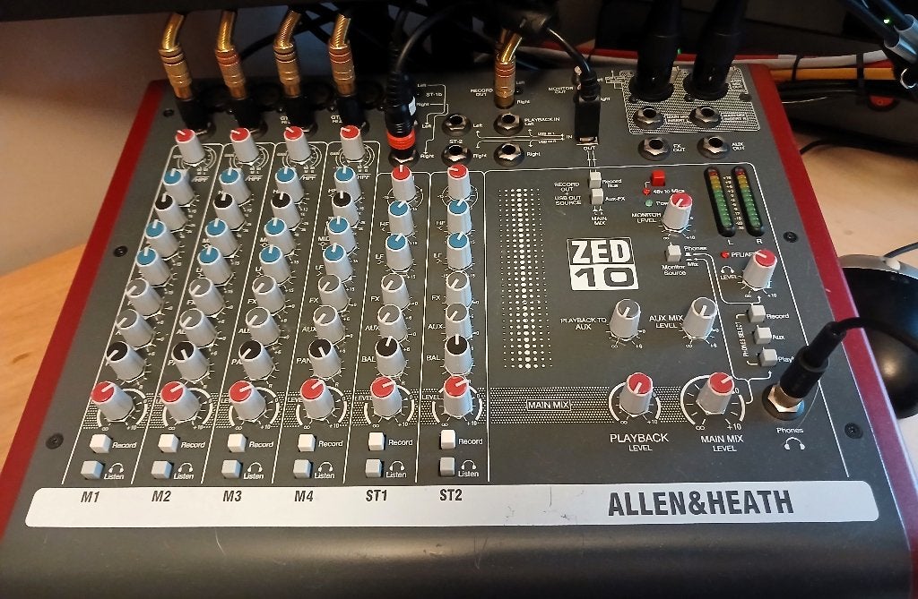 Allen & Heath ZED10 mixer / mengpaneel ZED-10, Muziek en Instrumenten, Mengpanelen, Ophalen of Verzenden, Gebruikt, 10 tot 20 kanalen
