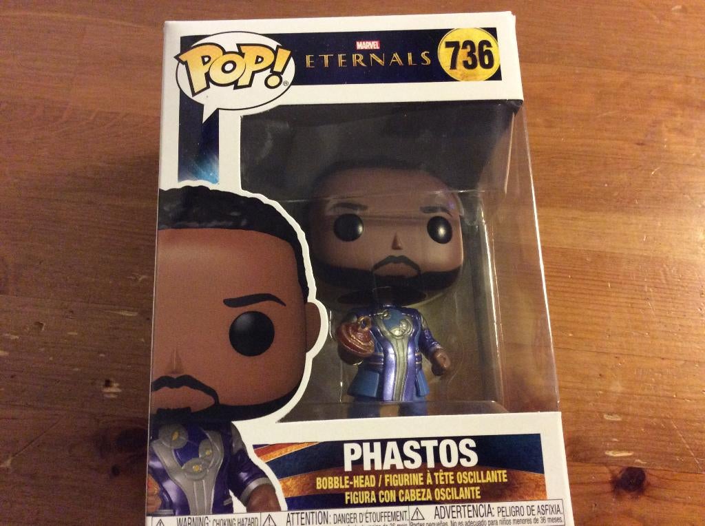 Funko Pop marvel Eternals Phastos bobble head 736. Nieuw, Ophalen of Verzenden, Nieuw